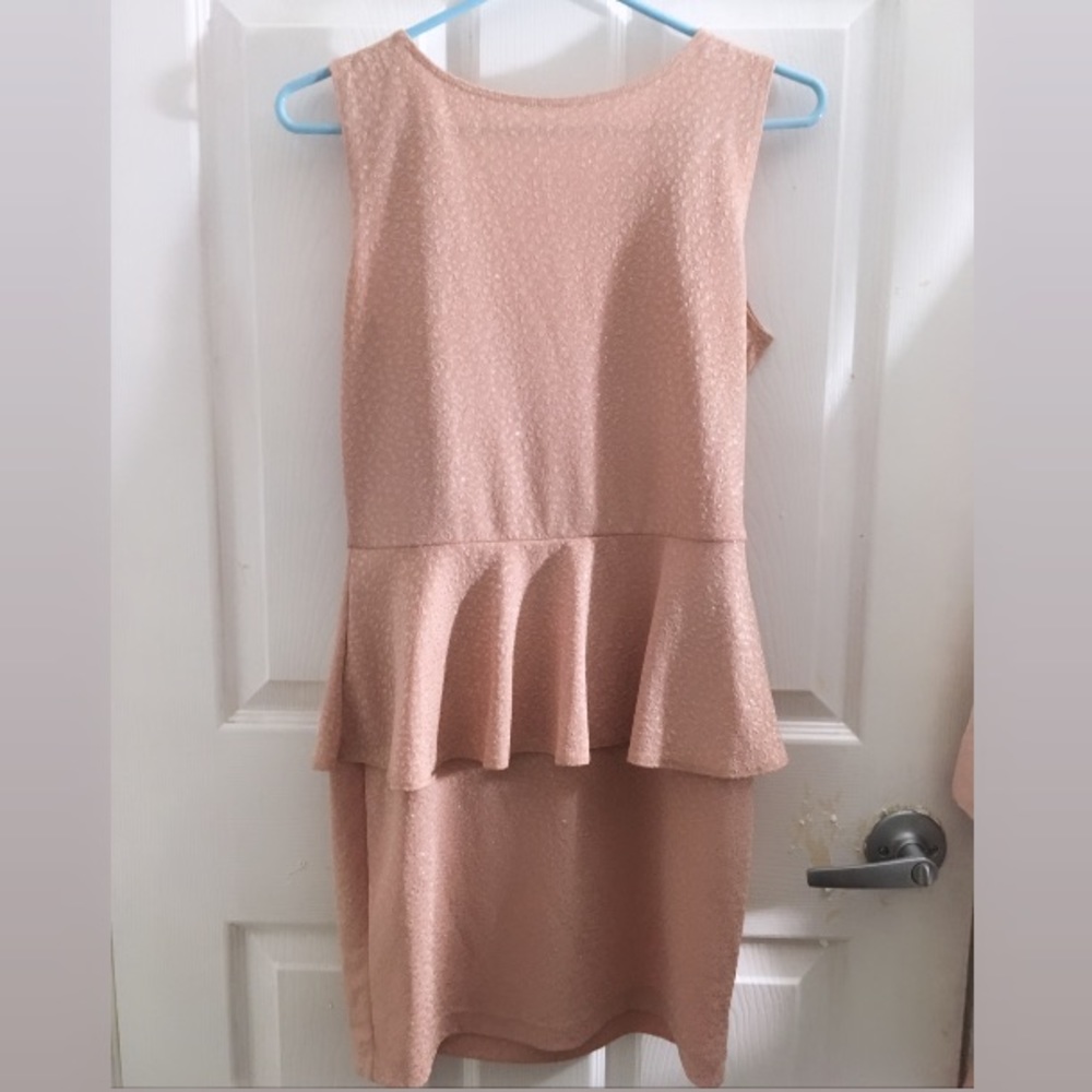 Sparkly pink dress